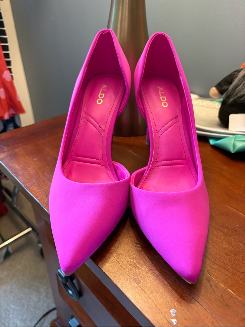 ALDO Hot Pink Pointed-Toe Stiletto Pumps